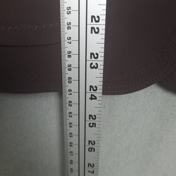 Pendleton Womens Blazer Jacket Sz 10 Three Button Polyester Two Pocket Brown EUC - Picture 7 of 9